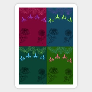 floral rush Sticker